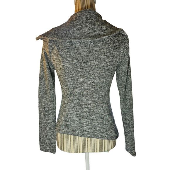 Hem & Thread Women's SZ S Asymmetrical Full Zip Riding Jacket Grey - Picture 2 of 6